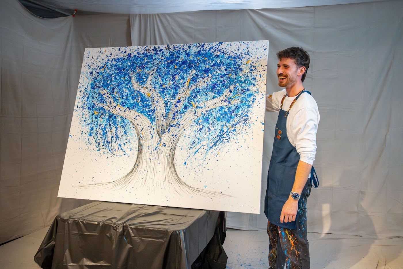 Live painting at an event
